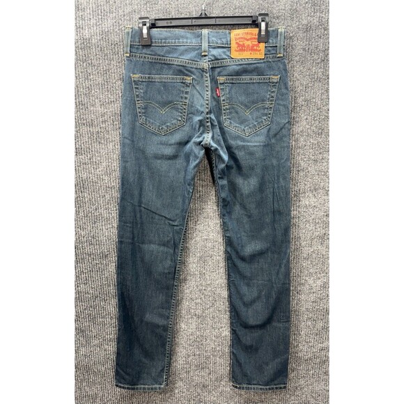 Levis 511 Slim Straight Leg Jeans Men’s 29x32 Blue Denim Stretch Cotton Blend - Picture 2 of 11